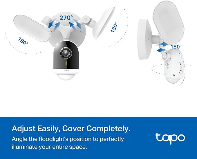 Tapo 2K+ Outdoor Wired Floodlight Security Camera - 2800 Lm Dimmable, Motion Activated, Person & Vehicle Detection, 24/7 Recording, Subscription-Free Local Storage or Optional Cloud, C720 - Image 7