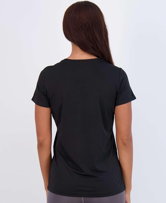 5 Pack Women's Dry Fit Short Sleeve Athletic Gym Workout Running Tops | Available in Plus Size, Exercise, Sports, Fitness, Quick Dry, Cooling, Moisture Wicking, Loose Basic Tees, Yoga, Pilates - Image 6