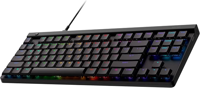 Logitech G515 TKL Gaming Keyboard (Tactile) - Black | Fully customizable, double-shot PBT keycaps, brown switches by Unknown