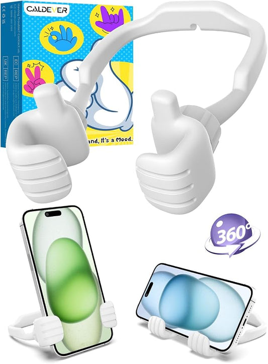Graduation Gifts for Boys Girls Teens Kids: Thumbs Up Lazy Phone Stand Holder for Desk Funny Gadgets for Teenage Men Women Mom Wife Dad Father Son Daughter Adults Gift Stocking Stuffers Birthday Stuff by CALDEVER