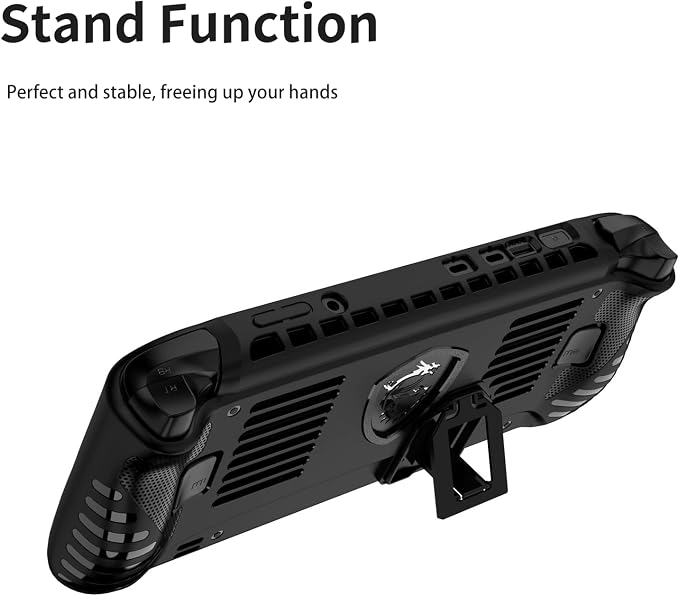 for MSI Claw 8 AI+ A2VM Silicone Grip Case ，Soft Skin Silicone Case Full Protective Case Cover with MSI Claw 8 AI+ A2VM-Black - Image 6