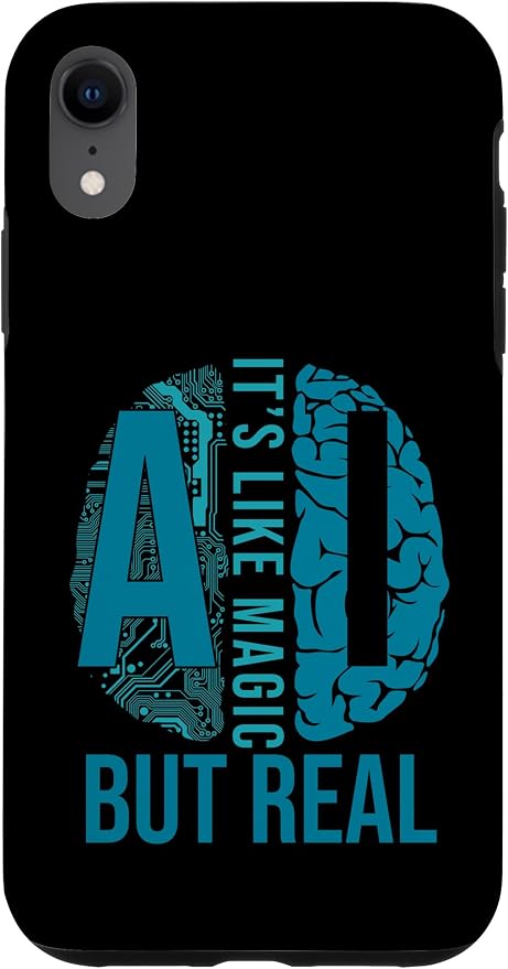 Artificial Intelligence Robot Futuristic AI Robotic Engineer Case for iPhone XR by Unknown