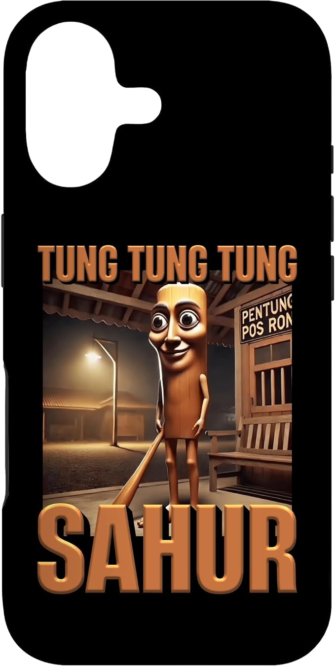 Internet Hilarious Meme AI Character Tung Tung Tung Sahur Case for iPhone 17 by Unknown