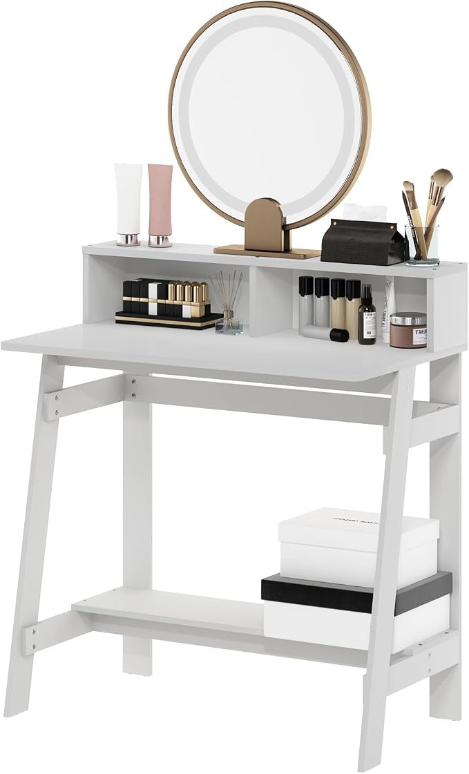 Furinno Simplistic A Frame Computer Desk, Regular, White - Image 5