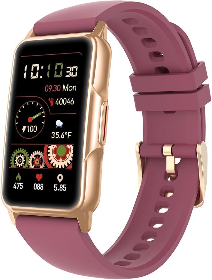 Smart Watch Health Fitness Tracker with 24/7 Heart Rate, Blood Oxygen Blood Pressure Sleep Monitor, 115 Sports Modes, Step Calorie Counter Pedometer IP68 Waterproof for Android and iPhone Women Men by Mindrose