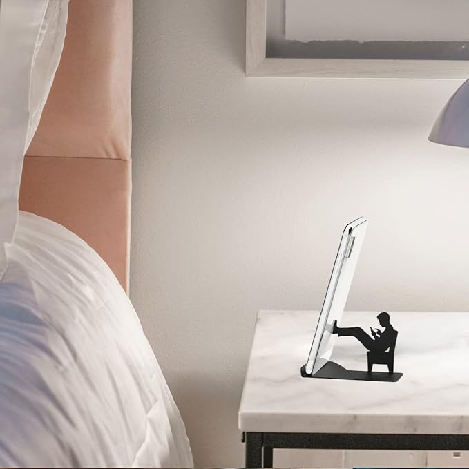 Artori Design Cell Phone Stand for Desk - Smartphone Stand for Office or Home - Cute Phone Stand for Recording Watching Videos Gaming or Video Calls - Unique Phone Holder for Tablets and Cellphones - Image 4