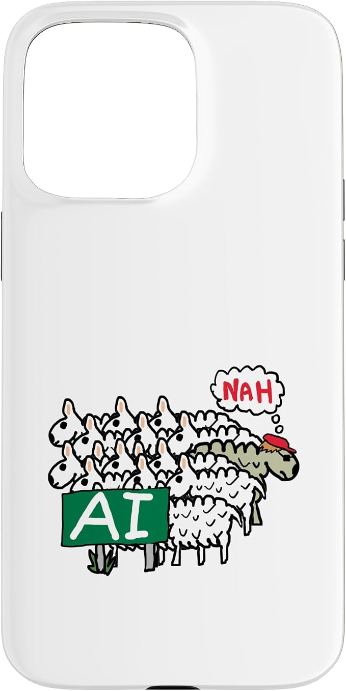Anti AI Case for iPhone 15 Pro Max by Unknown