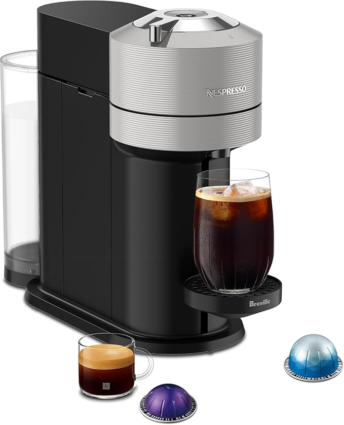Nespresso Vertuo Next Coffee and Espresso Maker by Breville, Light Grey by Unknown