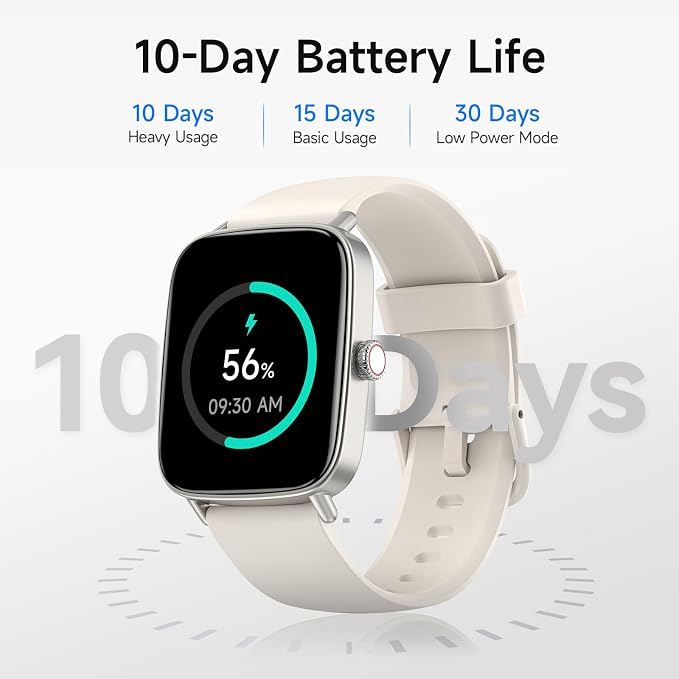 Smart Watch for Women, 1.85" HD Smartwatch Compatible iPhone/Samsung/Android (Answer/Make Calls), 100+ Sport Modes Fitness Tracker with Heart Rate/Sleep/SpO2 Monitor, IP68 Waterproof (Beige) - Image 5