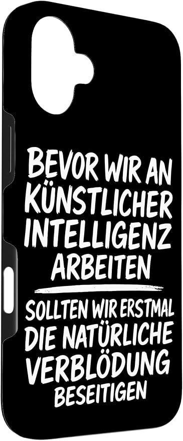 Fix Stupidity First – AI Can Wait Case for iPhone 16 Plus - Image 3