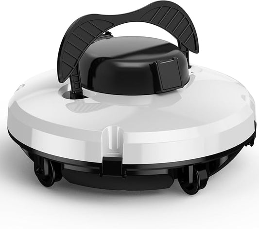 GMAPLAE Cordless Pool Vacuum for Above Ground Pool, Robotic Pool Cleaner with Dual Motors Strong Suction, 120 Mins Runtime, Auto-Parking, Pool Cleaner Robot for Inground Flat Pools Up to 1000 Sq.Ft by GAMPLAE