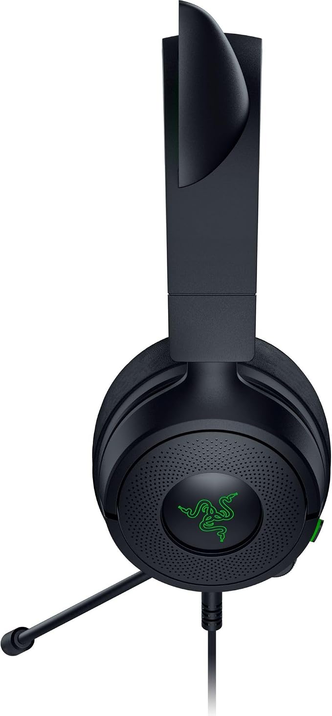 Razer Kraken Kitty V3 X Wired Gaming Headset, Kitty Ears, Black | HyperClear Cardioid Mic, 40 mm Drivers, 7.1 Surround Sound, Comfy Ear Cushions, Cross-Platform via 3.5mm PC, PS5, Xbox - Image 10