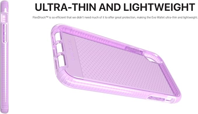 tech21 Evo Check Apple iPhone Xs Max Phone Case with 12 ft. Drop Protection - Orchid - Image 3