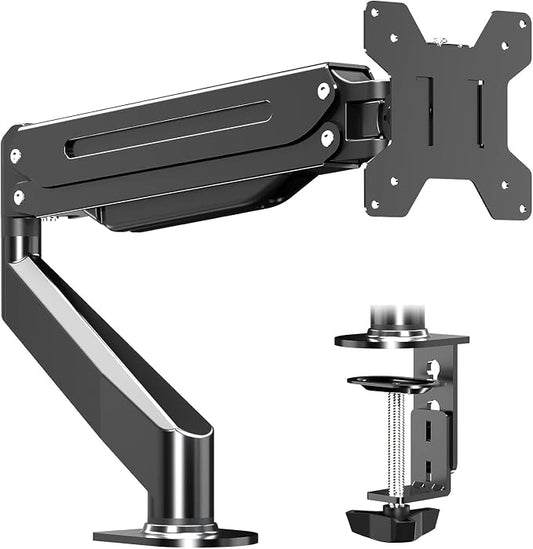 Suptek Monitor Mount Gas Spring Monitor Arm Desk Mount Fully Adjustable Fits 17 20 22 23 24 26 27 32 35 inch Monitors Weight Capacity up to 24.25 lbs by suptek