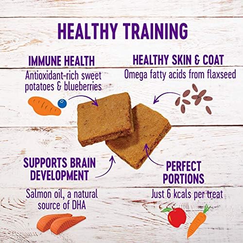 Wellness Soft Puppy Bites Healthy Grain-Free Treats for Training, Dog Treats with Real Meat and DHA, No Artificial Flavors (Lamb & Salmon, 8-Ounce Bag) (Pack of 2) - Image 2