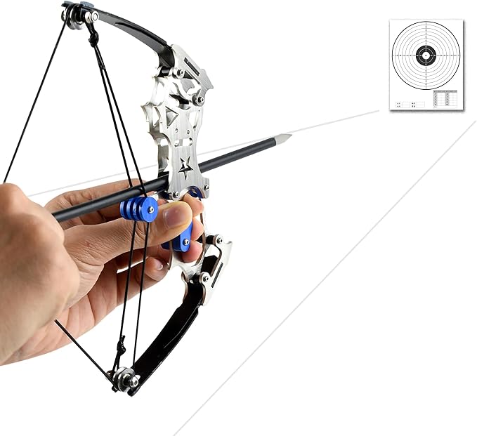 Archery Bow Set Left and Right Hand Compound Bow Hunting Bow Metal Material Catapult RH/LH for Practice Archery - Image 6