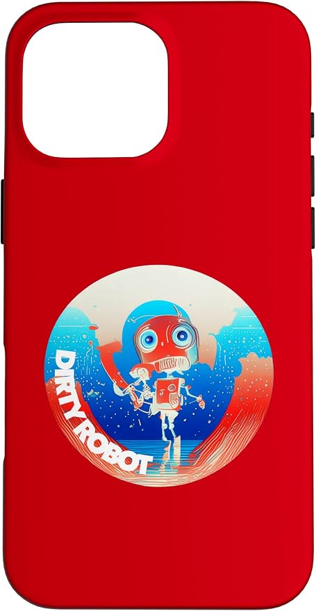 Dirty Robot my computer friend brand AI computing code cobot Case for iPhone 16 Pro Max by Unknown