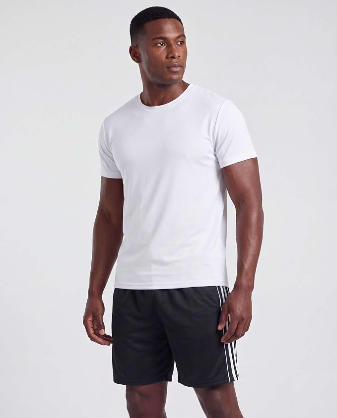 5 Pack Men's Mesh Shorts Athletic Basketball Sports Gym Workout Pockets | Cooling Moisture-Wicking, 9", Long, Quick-Dry, Breathable, Elastic Drawstring Waistband. Running, Exercise, Soccer, Training. - Image 3