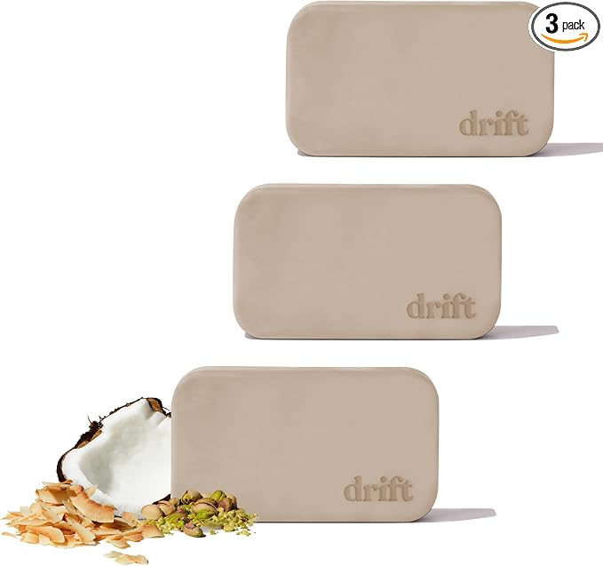 Drift Car Air Freshener - The Original Stone Air Freshsener - Car Odor Eliminator - Long Lasting Scent - Car Accessories - Metal Clip - Coconut Pistachio 3 Pack Refill - NO CLIP INCLUDED by driftscents