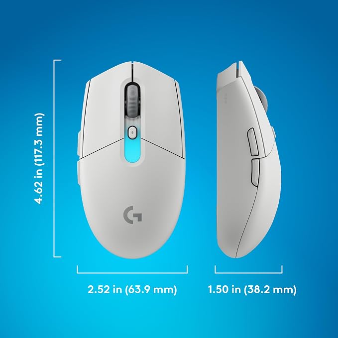 Logitech G305 X Superlight Wireless Gaming Mouse - White | Lightweight 59g, HERO 44K Sensor, RGB lighting, Lightspeed, Bluetooth, 130+ Hr battery life, 6 programmable buttons, PC/Mac - Image 12