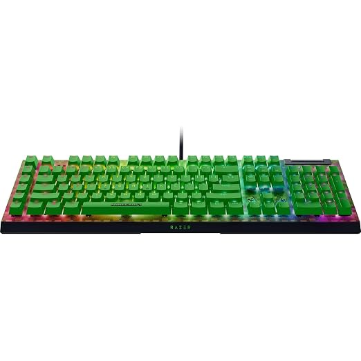 Razer BlackWidow V4 X Mechanical Gaming Keyboard, Minecraft Edition | Green Switches Tactile & Clicky, 6 Macro Keys, Chroma RGB, Doubleshot ABS Keycaps, Sound Dampening & Stabilizers - Image 10