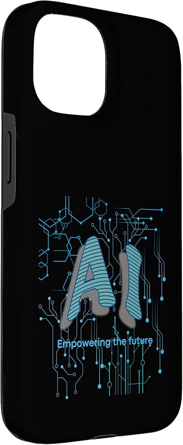 AI Circuit Board Tech Design for programmers & Engineers Case for iPhone 15 - Image 3
