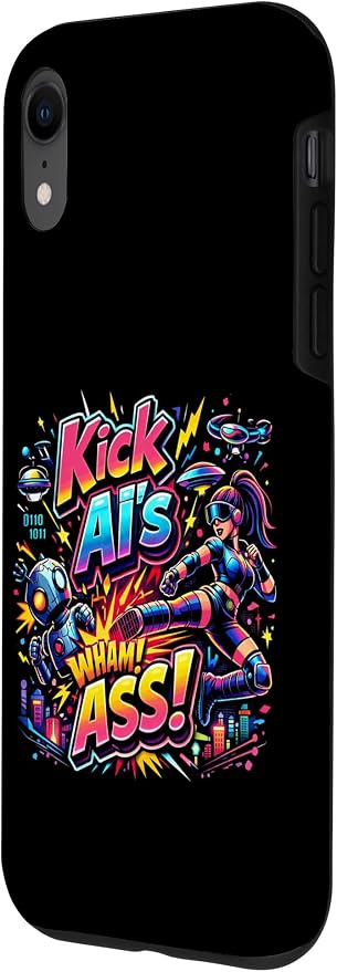 Tech Human vs AI Case for iPhone XR - Image 2