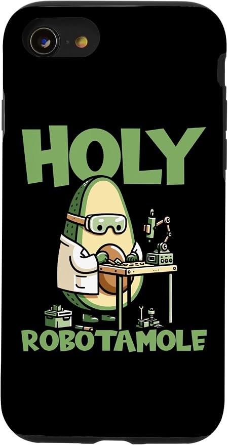 iPhone SE (2020) / 7 / 8 Robots Artificial - Ai Robotics Avocado Holy Robotamole Case by Unknown