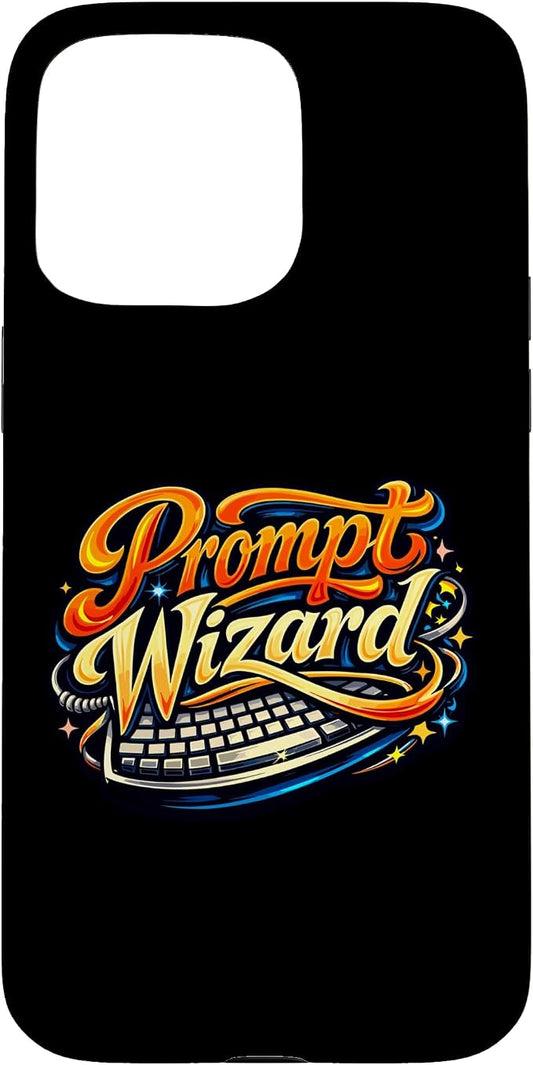 Prompt Wizard AI Retro Keyboard Case for iPhone 15 Pro Max by Unknown