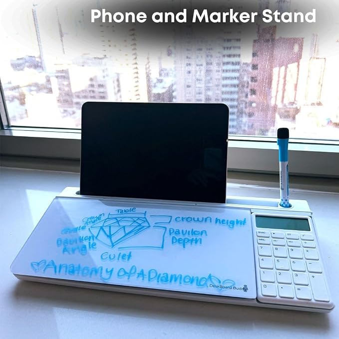 DeskBoard Buddy (White with Calculator) - Image 4