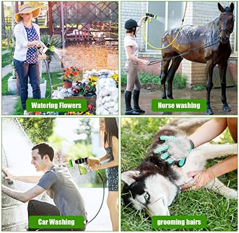 Upgraded Dog Wash Hose Attachment, 8-in-1 Sprayer Mode Garden Hose Nozzle - Image 6