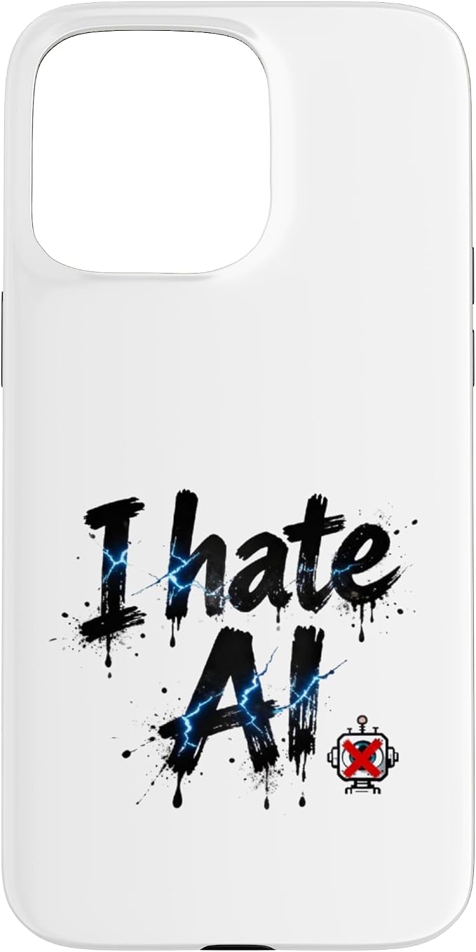 I Hate Ai Case for iPhone 15 Pro Max by Unknown