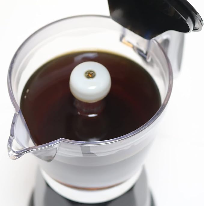 LAOION Cuban Coffee Maker, 6 or 3cup Electric Espresso Coffee Maker | Portable Cafeteras Electricas Modernas, Electric Moka Pot with Detachable Base & Overheat Protection, Coffee Gift - Image 7