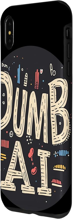 iPhone XS Max Dumb AI Stamp Costume Case - Image 2