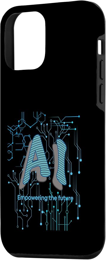 AI Circuit Board Tech Design for programmers & Engineers Case for iPhone 12 mini - Image 2