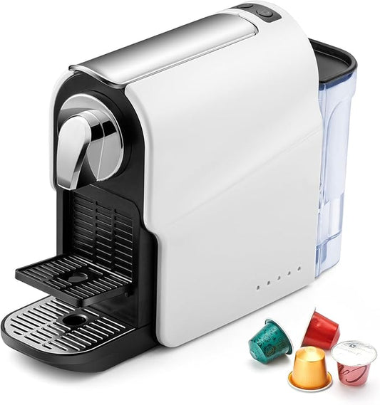 beanglass Espresso Pod Machine for Home, Capsule Coffee Maker for NS Original Pods, 20 Bar High Pressure Pump, 22oz Removable Water Tank, Adjustable Cup Tray, 1350W by EnjoyFreshCoffeeAnytime