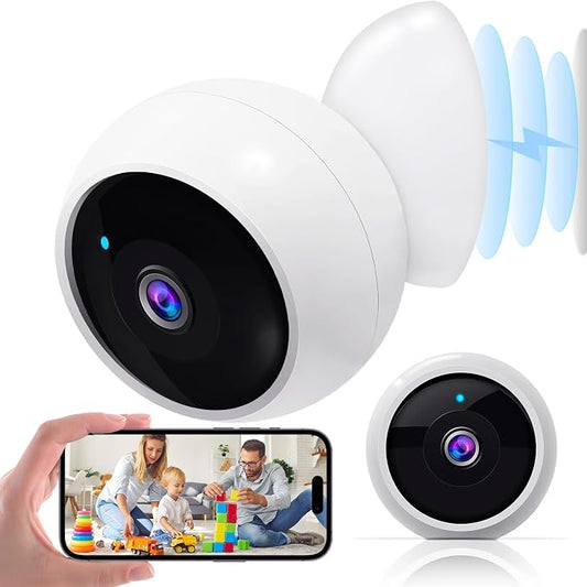 AMTIFO Security Cameras Wireless Outdoor Magnetic: Install-Free Smart Indoor 2K WiFi - Long Battery Life Powered Wireless Cameras for Home Security with AI Motion Detection by AMTIFO