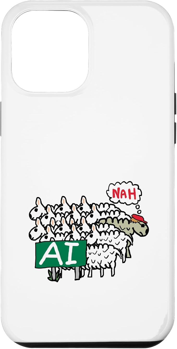 Anti AI Case for iPhone 12 Pro Max by Unknown