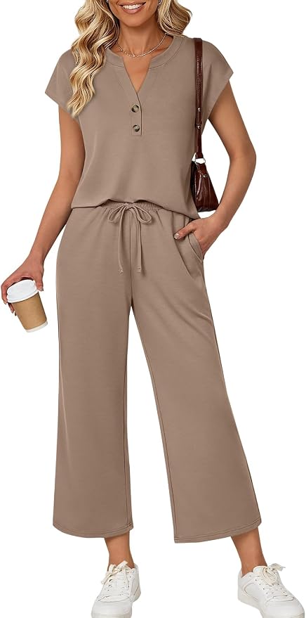 LILLUSORY Two Piece Lounge Sets for Women Vacation Beach Travel Airport Fall Outfits Casual Cruise Fashion 2026 by Lillusory