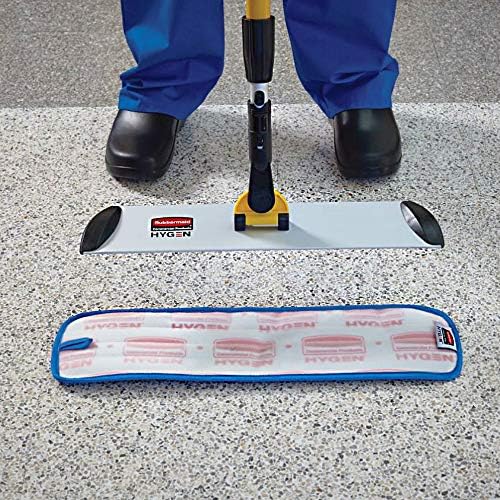 Rubbermaid Commercial Products HYGEN Microfiber Quick-Connect Mop Frame 18 inch Silver for Janitorial/Professional/Industrial Cleaners for Heavy-Duty Floor Cleaning/Mopping/Dusting - Image 7