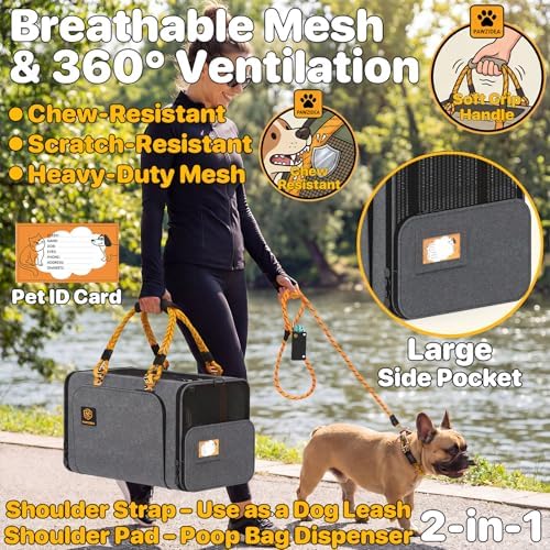 PAWZIDEA Expandable Pet Carrier for Small Cats & Dogs, TSA Airline Approved - Image 5