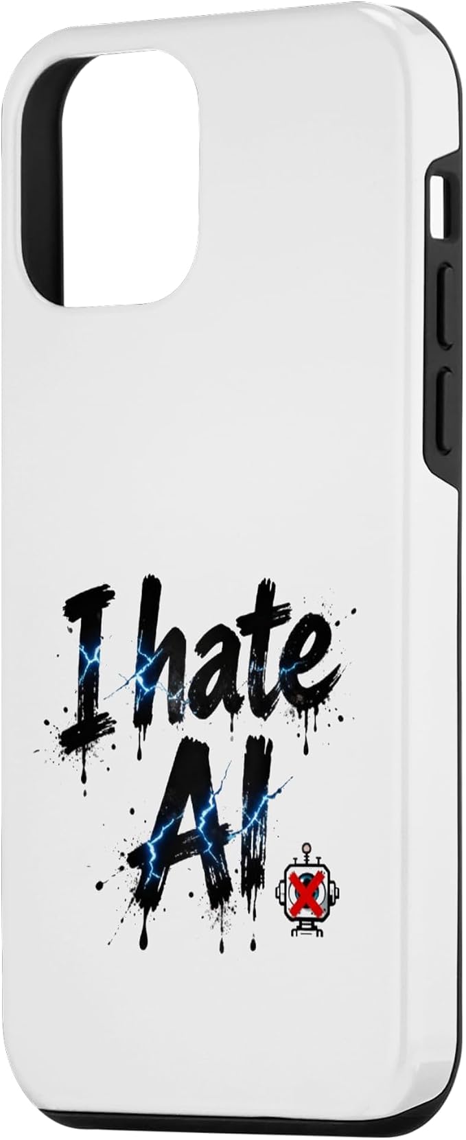 I Hate Ai Case for iPhone 12 mini - Image 2