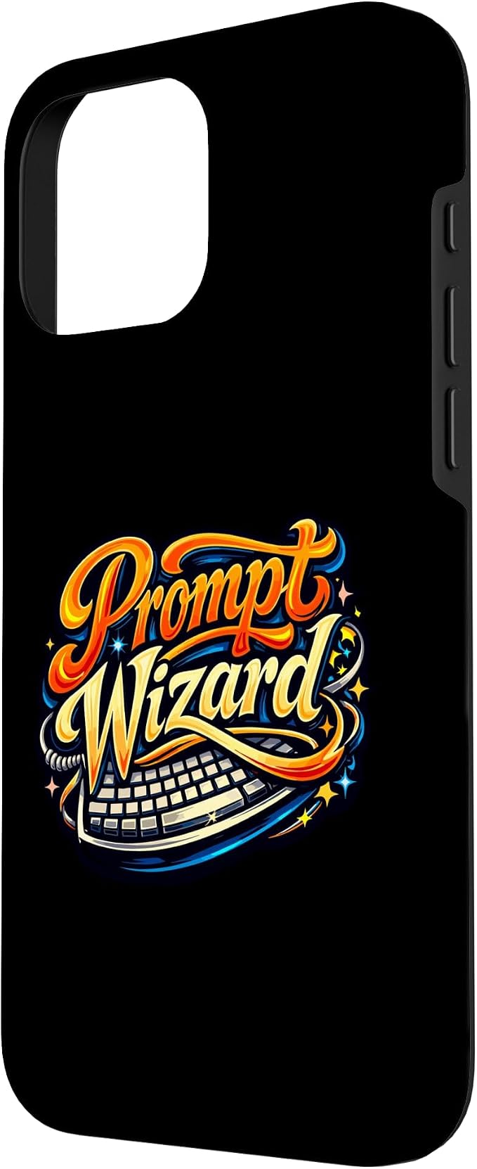 Prompt Wizard AI Retro Keyboard Case for iPhone 16 Pro Max - Image 2