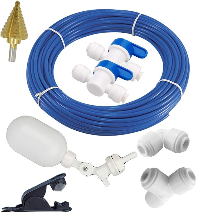 PureSec-CMK01 Coffee Maker AutoFill Kit Filtered Water Auto Refill DIY Kit Coffee Machine Water Line Kit Direct Water Line Plumbing Kit For Non-Commercial Keurig Coffee maker Single-Serve Brewers by Home