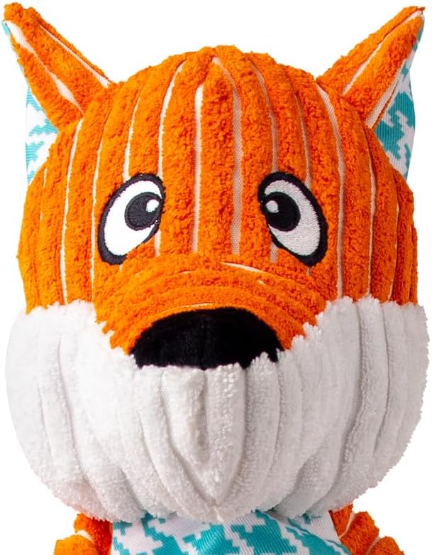 KONG Floppy Knots - Durable No‑Stuffing Squeaky Rope & Plush Dog Toy - for Teething, Playing (Fox, Extra Large) - Image 4