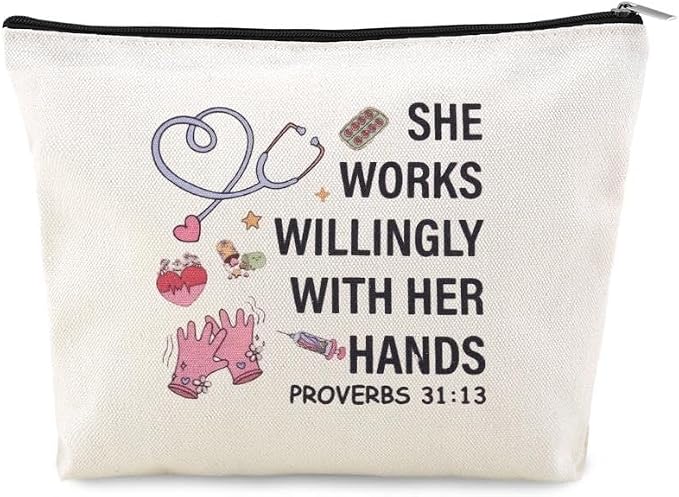Nurse Pouch Bag for Work Supplies Graduation Nursing Practitioner School Gifts Nurse Stuff Essential Nurses Accessories for Women Bag Nursing Preceptor Gifts from Student Nurses Bday Week Present by YangQian