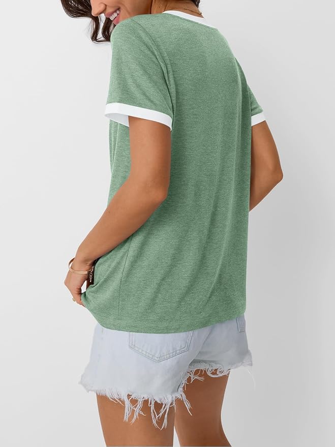 AUTOMET Womens Short Sleeve T-Shirts Summer Tops Casual Soft Tunic V Neck Basic Workout Clothes Spring Fashion Outfits 2026 - Image 5