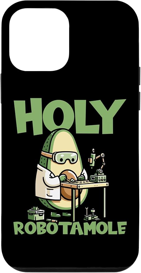 iPhone 12 mini Robots Artificial - Ai Robotics Avocado Holy Robotamole Case by Unknown