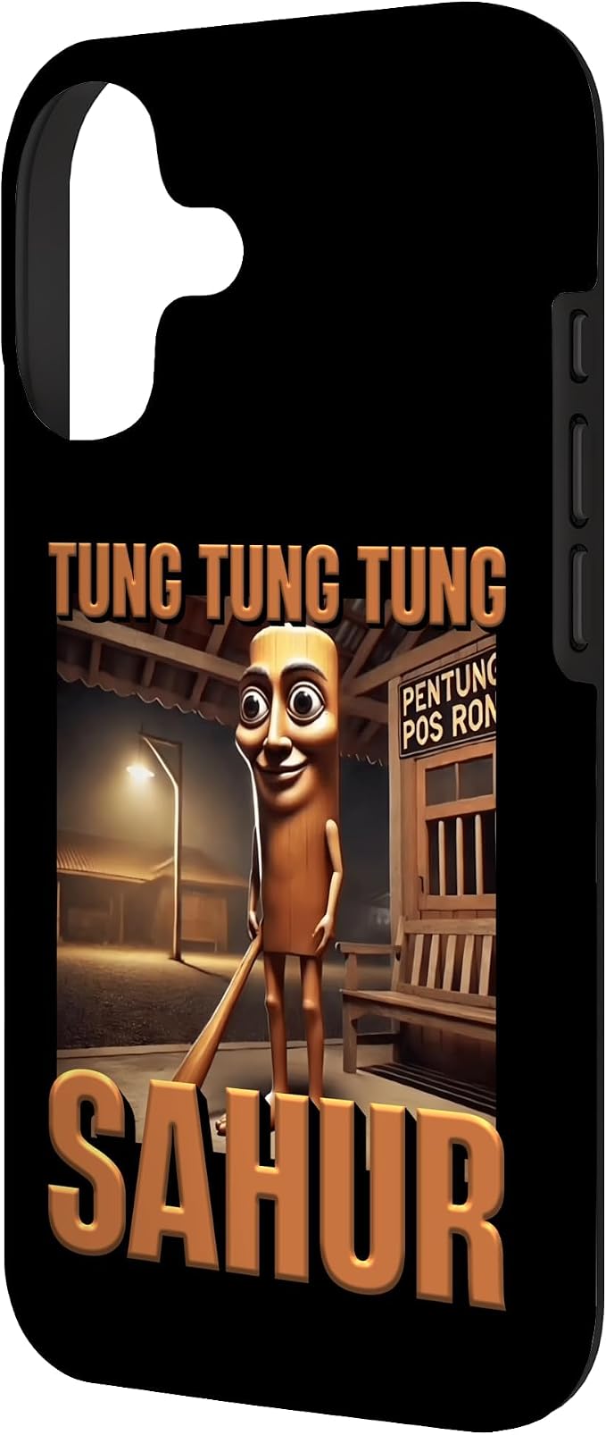 Internet Hilarious Meme AI Character Tung Tung Tung Sahur Case for iPhone 17 - Image 2