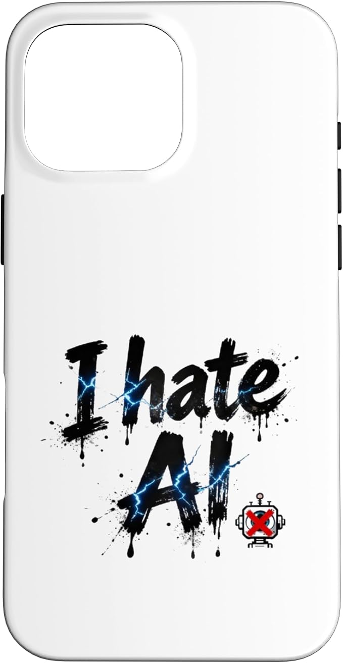 I Hate Ai Case for iPhone 16 Pro Max by Unknown